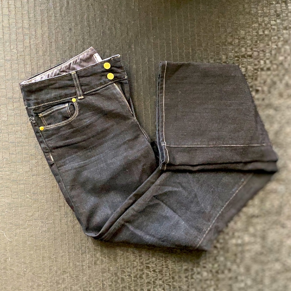 🏷 Paige | Hidden Hills Bootcut Jeans - 28, Dark Blue